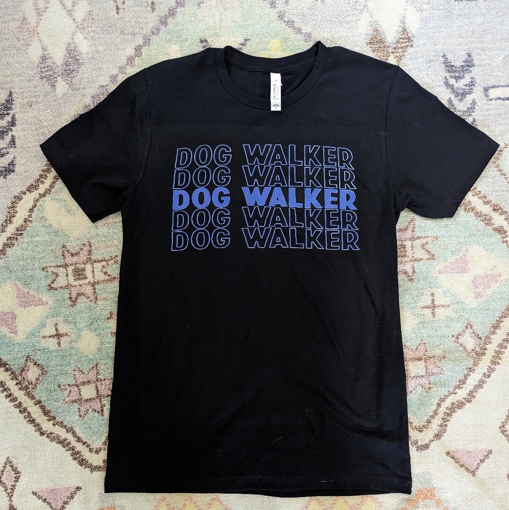 Dog Walker T-Shirt Size Medium Unisex